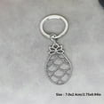 thumbnail image 5 of Creative Tropical Fruits Pineapple Keychain Women's Bag Metal Pendant Keyrings Stainless Steel Key Chain Gift Decoration, 5 of 5