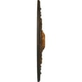 thumbnail image 4 of 37 1/2"OD x 3 3/8"P Naple Ceiling Medallion (Fits Canopies up to 3 3/8"), Hand-Painted Rust, 4 of 5