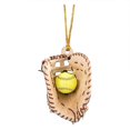 thumbnail image 1 of Adorno de béisbol y guante, decoración acrílica para árbol de Navidad, regalo perfecto para fanáticos y jugadores de béisbol, 8 cm de alto., 1 of 4