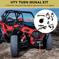 thumbnail image 4 of Kit de Clignotants UTV, Clignots de Rue Légaux UTV, Klaxon 110D, Kit de Clignotants Plug and Play, Clignotants, 4 of 9