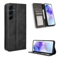 thumbnail image 2 of Funda con textura retro para Samsung Galaxy A55 5G, color negro, 2 of 5
