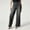 Black Pants for women, variant on jtjvou Wide Leg Denim Pants High Elasticity Mid Waist Elastic Waist with Washed Pockets Casual Comfortable Fashion Trendy Long Pants for All Seasons Daily Wear Blue M