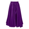 thumbnail image 6 of iiniim Girls Latin Dance Skirt Ballet Tutu Dress Chiffon Flared Skater Dancewear 3-12 Purple 7-8, 6 of 7
