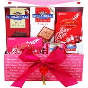 Ghirardelli and Lindt Chocolate Gift Basket