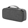 thumbnail image 1 of Bolsa organizadora de cables de viaje Bolsa de accesorios electrónicos Bolsa de almacenamiento de cables tecnológicos 25 × 12 × 6,5 cm Gris oscuro, 1 of 7