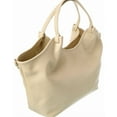 thumbnail image 3 of Persaman New York Kasia Leather Tote, Beige, 3 of 4