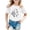 White, variant on lnmuld Cute Tops 2025 Easter Graphic Tee for Kids with Bunny and Egg Design Soft Organic Short Sleeve Shirt for Boys Girls Size:4-5 Years
