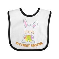 Inktastic My First Easter Boys Baby Bib