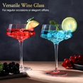 thumbnail image 2 of Martini Glasses Set of 4 | 9 oz Coupe Glass Classic Cocktail Glassware Hand Blown Premium Crystal Glass for Champagne, Cocktail，wine，martini Flutes$$Home Decor, Kitchen, & Other, 2 of 8