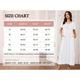 thumbnail image 3 of Asklazy Women's Wrap Crew Neck Short Sleeve Maxi Dress With Pockets,US Size,Floral Wine Red,S, 3 of 9