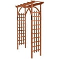 thumbnail image 5 of Premium Outdoor Wooden Cedar  Arch Pergola Trellis Wood Garden Yard Lattice$$Garden & Patio, 5 of 10