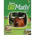 thumbnail image 1 of Pre-Owned Houghton Mifflin Harcourt Go Math! Texas: Student Edition, Volume 2 Grade 1 2015 (Paperback) 0544086767 9780544086760, 1 of 1