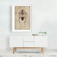 thumbnail image 2 of Pachyteria Dimidiata - Drawing Vintage Botanical Vintage Poster White Framed Wall Art Print 12 x 18 inches, 2 of 3