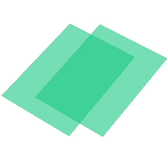 Gel Light Filter Green Transparent Correction Lighting Gel Filter 11x8.5 inch Plastic Sheets Pack of 10