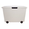 thumbnail image 3 of Advantus Boîte de Rangement Roulante avec Couvercle à Pression, Taille 15 Gallons, Transparent (34009) (AVT34009), 3 of 3