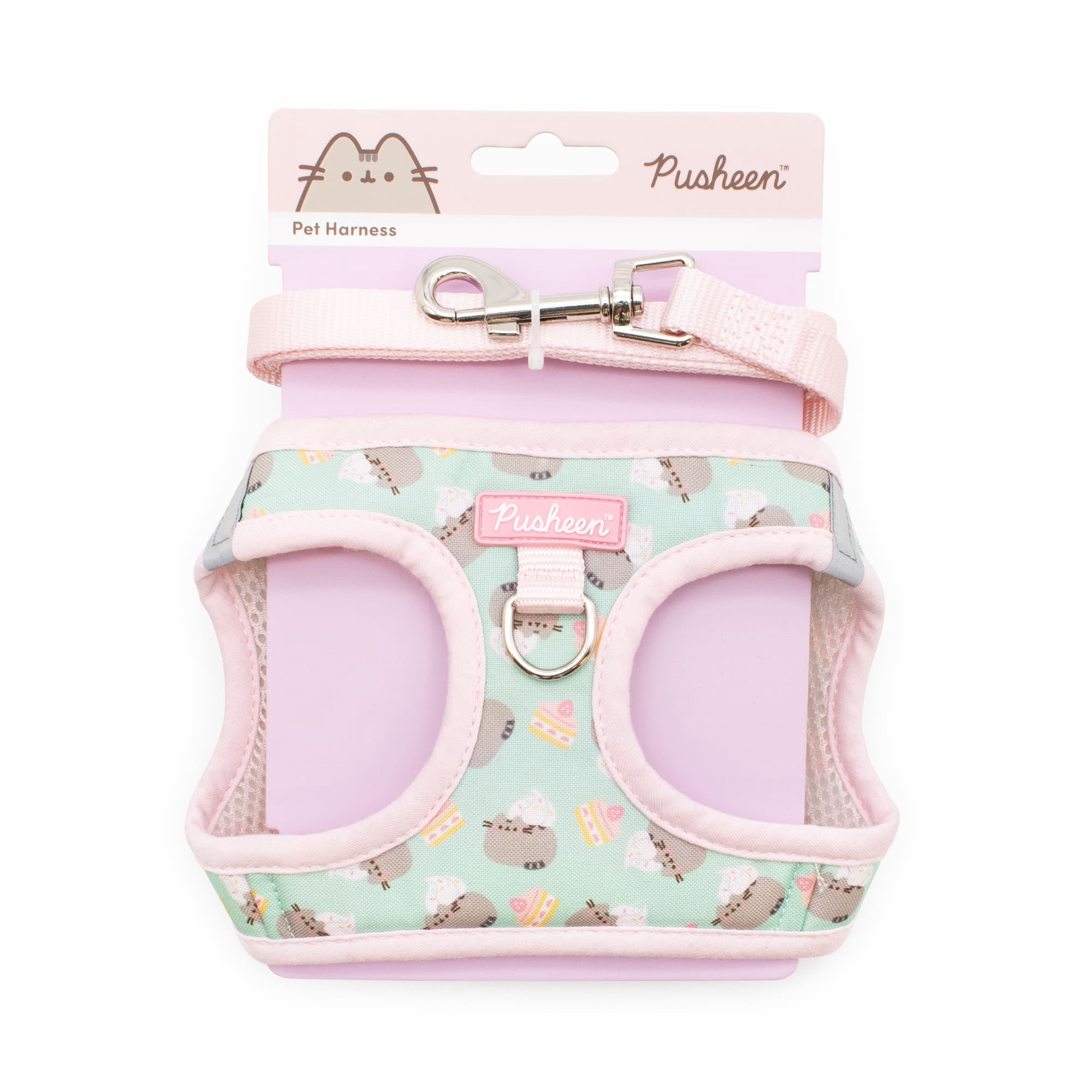 Sassy Meow Cat Step-In Harness Small - Hello Kitty Light Blue