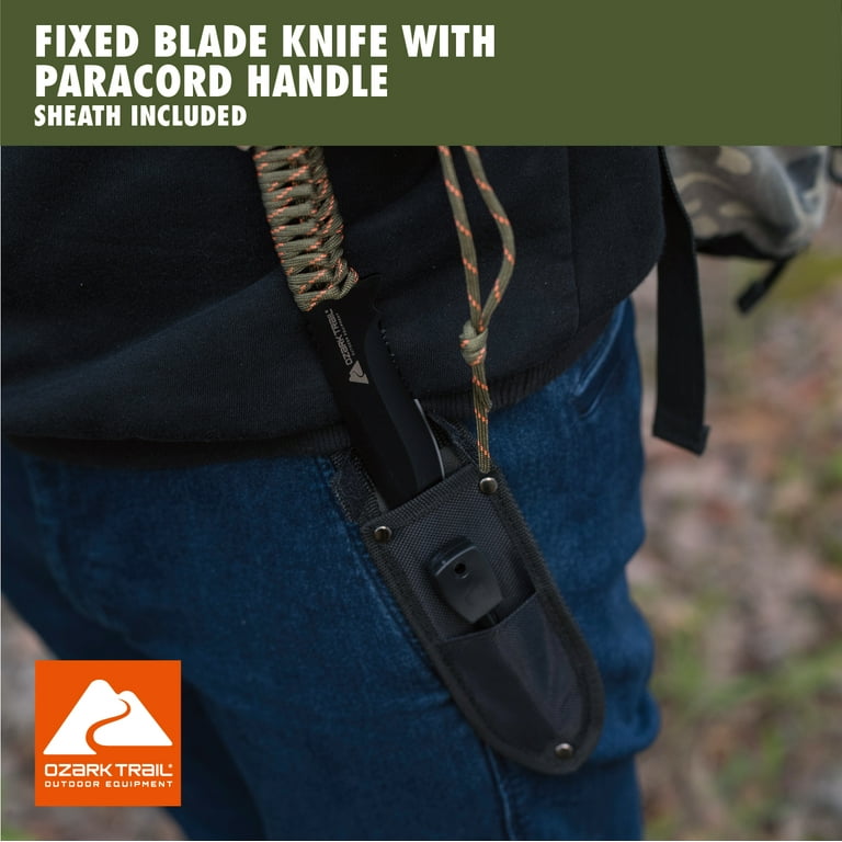 Ozark Trail 12 Pack Camping Tool Set, Flashlight, Machete, Knife