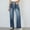 BU1, variant on BAODANN Women's Wide Leg Jeans High Waisted Stretchy Straight Leg Baggy Drawstring Zimbaplatinum Denim Pants Business Casual Womens Pants 12 Short Casual Pants Women Fall Casual Loose Pants for Women
