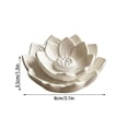 thumbnail image 3 of Bandeja para colector de cenizas de cerámica - soporte para fogones artesanales Nelumbo Design, decoración para la meditación y relajación, 3 of 7