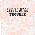 thumbnail image 4 of Inktastic Little Miss Trouble Girls Toddler T-Shirt, 4 of 5