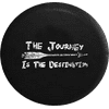 The Journey is the Destination Arrow Travel Adventure Quote Spare Tire Cover Jeep RV 33 Inch