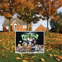 2-Pack Trick or Treat Halloween Yard Sign with Stakes