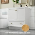 thumbnail image 5 of Eclife 30" Single Bathroom Vanity Cabinet with Integrated Sink Top, Hand Painted, 5 of 7