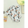 thumbnail image 4 of Western Baby Boy Clothes Cow Print Shirt Romper Short Sleeve Lapel Button Bodysuit Cowboy One Piece Gentleman Outfit, 4 of 8