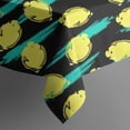 thumbnail image 5 of Yellow Lemon Fruit Slices Black Pattern Square Tablecloth,Waterproof Square Table Cover,Wipeable Spillproof Washable Table Cover for Home Kitchen Party Decor 60"x60"(152x152cm), 5 of 6