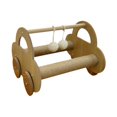 thumbnail image 2 of Rascador de madera interactivo multifuncional jinwen con forma de garra y bola de sisal, 2 of 8