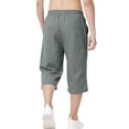thumbnail image 7 of ITSAME Boys Cropped Pants, with Pockets Elastic Waist Athletic Fit Summer Kids Fashion Casual Pants Gray 12-13T, 7 of 7