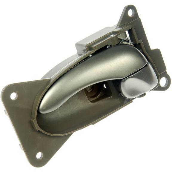 Dorman 81545 Interior Door Handle for Specific Nissan Models, Smooth Silver Lever; Brown Housing