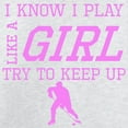 thumbnail image 3 of CafePress - Hockey Like A Girl Sweatshirt - Kids Sweatshirt, Youth Crew Neck Sweatshirt, 3 of 4