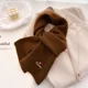 thumbnail image 3 of Bufanda de punto de diseño para hombre y mujer, chal cálido de invierno con estampado de perro, de moda, grueso, para el cuello, suave, resistente al frío, bufanda Burberry, 3 of 5