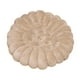thumbnail image 4 of Cojín de suelo de felpa cómodo para silla, cojín de suelo para oficina, sofá y hogar. Caqui redondo, 4 of 9