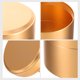 thumbnail image 1 of unbranded 1Ud Frasco De Metal Dorado Para Té Y Pequeño Para Guardar Té O Polvo, 1 of 6