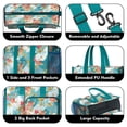 thumbnail image 3 of Teacher Tote Bag,Pioneer Flower Floral Print Pattern Teacher Utility Tote Bag,Large Work Tote Bags for Women with Multiple Pockets,Top Zipper Closure,13.8x10.6x6.7 Inch, 3 of 5