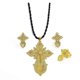 thumbnail image 4 of Ethiopian Jewelry Sets Cross Pendant Necklaces Earrings Rings African Eritrean Habesha Wedding Accessories 139016, 4 of 5