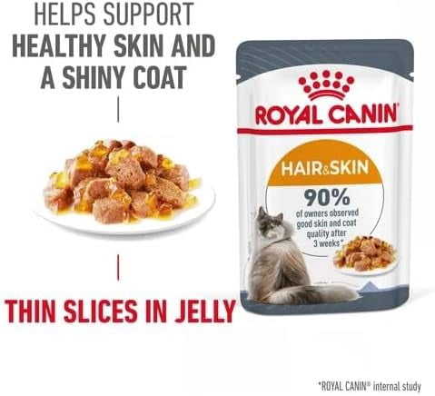 Royal Canin Intense Beauty Cat Wet Food in Jelly 12x85g