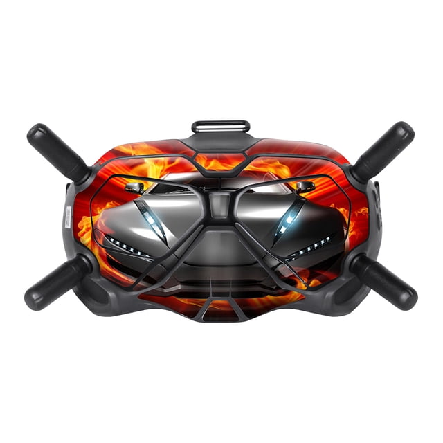 Sunnylife Drone Goggle Pegatina Anti-Scratch Anti-Collision Quadcopter Glasses PVC Decal Decor Protector Reemplazo para DJI FPV Tipo 3 Jumpingount EL006188-03B
