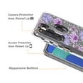 thumbnail image 3 of MOTOROLA G STYLUS Phone Cases, TPU Floral Design Hard PC Slim Fit Cover Pressed dried flower Design Phone case for MOTOROLA G STYLUS in Purple, 3 of 4