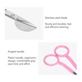 thumbnail image 4 of Duckbill Scissors, Duckbill Applique Scissors Portable Plastic Handle 6 Inch  for Embroidery for Cutting Clothes Roseate, 4 of 7