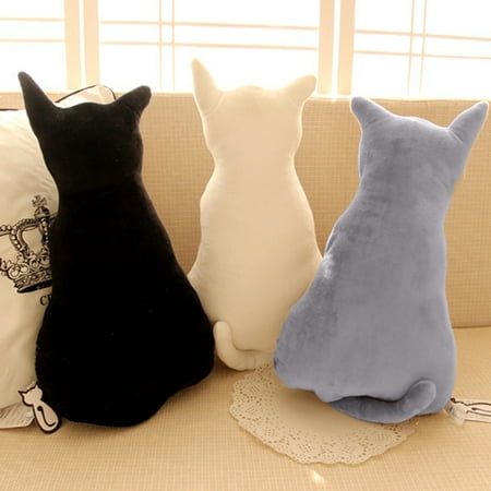 Besufy Cute Cat Soft Plush Back Shadow Toy Sofa Pillow Seat Cushion Birthday Gift