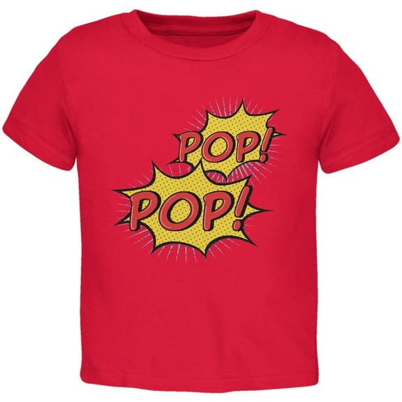 POP! POP! Red Toddler T-Shirt - 4T