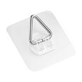 thumbnail image 3 of Yooshoverk Adhesive Hooks Triangle Plate Hangers Picture Hanging Kit Self-Stick Decor Solve Wall Damage for Hanging Frames or Art Easy Installation, 3 of 9