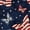 Patriotic 07, variant on Manfei Vintage Stars Twin Bedding, July 4th Independence Day Bedding Comforter Set, Red White Blue, Black Reversible 7 Pieces