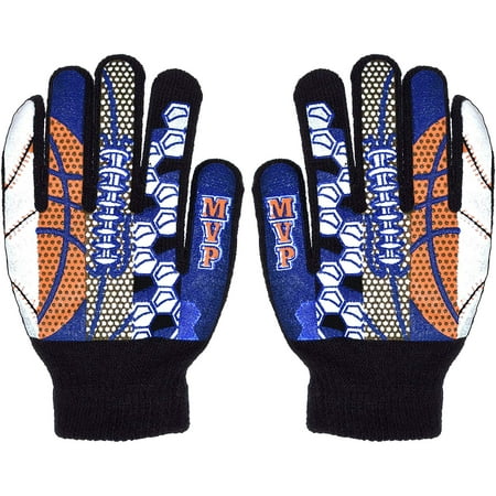 Polar Wear Boys MVP Sports Warm Knit Glove 2-Pair Sets in 3 Great