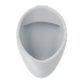 thumbnail image 2 of TOTO® Wall-Mount ADA Compliant 0.125 GPF Urinal with Back Spud Inlet and CEFIONTECT® Glaze, Cotton White - UT105UVG#01, 2 of 5