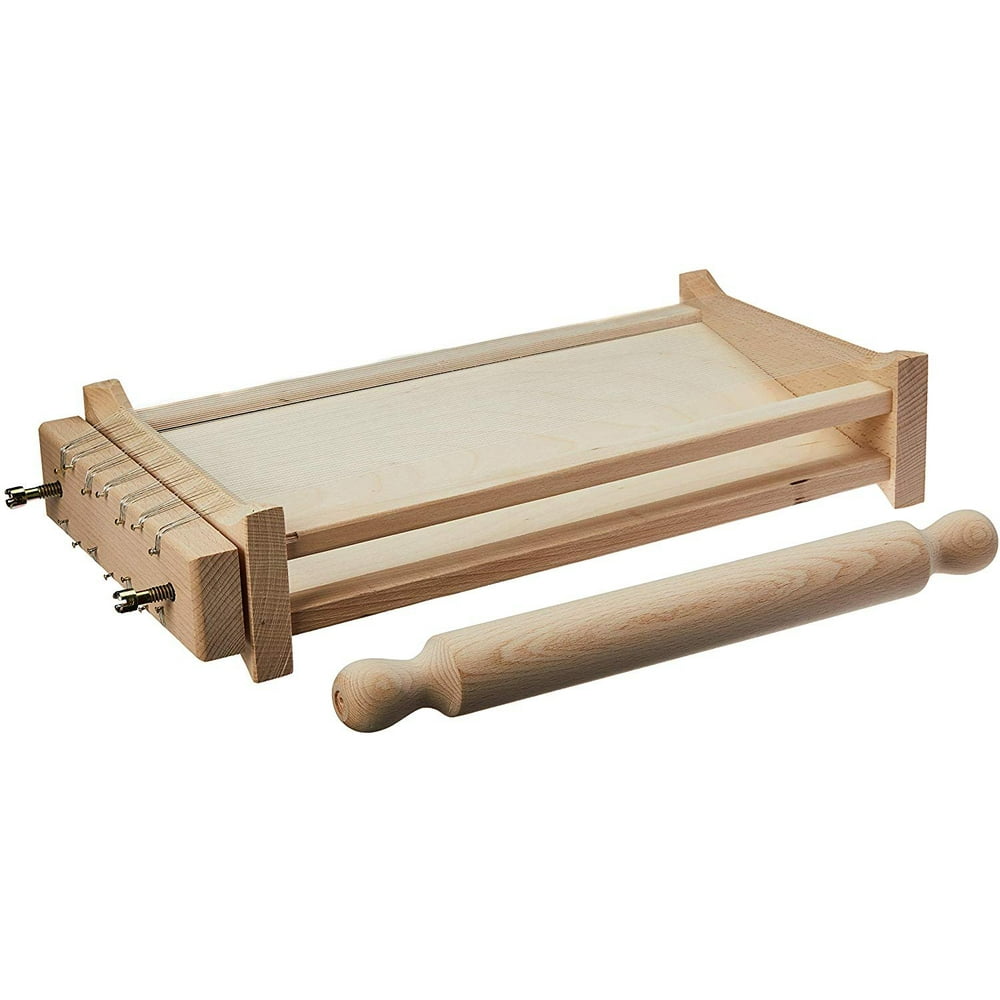 Eppicotispai"Chitarra" Pasta Cutter with 32cm/12.5Inch Rolling Pin