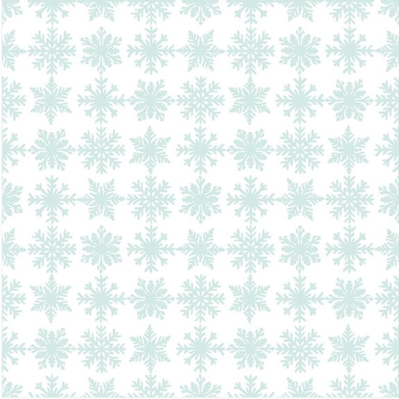 Blank Quilting Wintry Mix Snowflakes White Cotton Fabric By The Yard